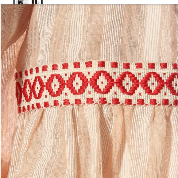 NWOT Lemlem Nefasi Striped Cotton Blend Blouse - Picture 8 of 14